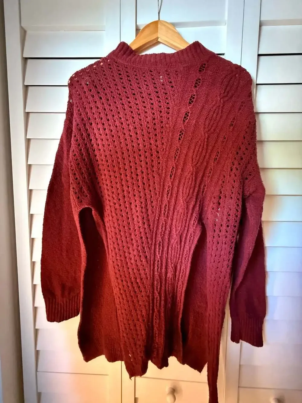 Free People Harper Women's Two-Piece Knit Lounge Set in Pretty Berry